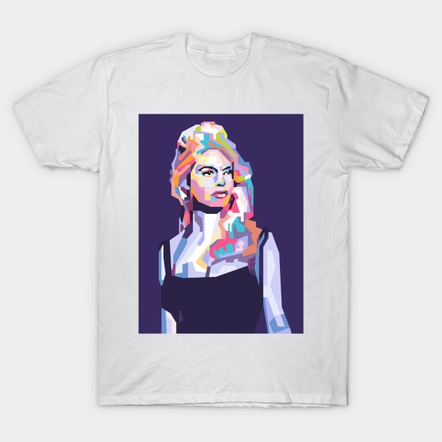 Abstract Brigitte Bardot in WPAP T-Shirt by smd90